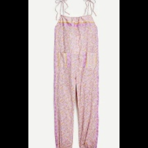 J. Crew cotton beach jumpsuit